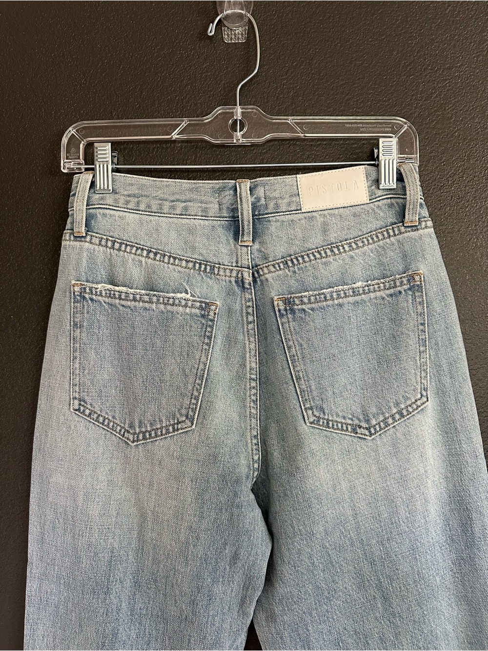 Pistola Stevie High Rise Slim Boot Flare Jeans Light Wash NWOT 26 - Picture 11 of 12
